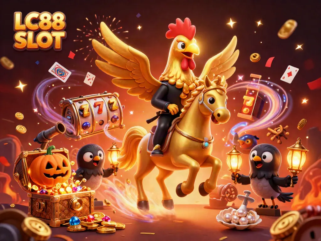 Experience thrilling reels and jackpots at LC88 SLOT featuring vivid characters and dynamic casino elements.