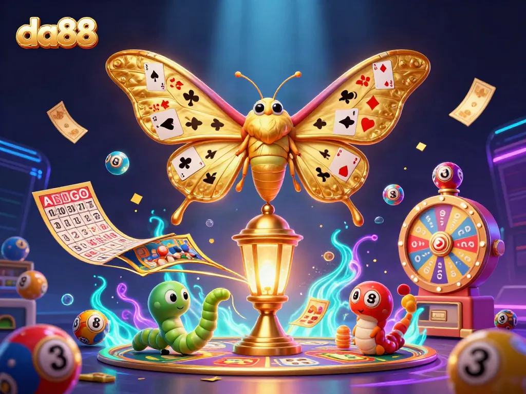 Experience the excitement at da88 with vibrant games, golden prizes, and rich casino themes in stunning detail.