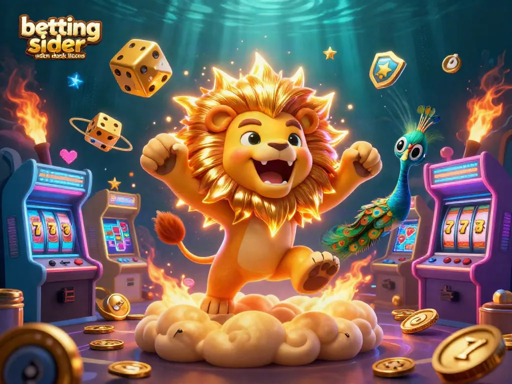 Engage with betting sider uden dansk licens amidst vibrant 3D casino elements, dynamic action, and exciting visuals.