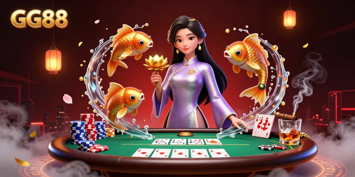 Experience winning excitement at GG88 with a vibrant 3D casino scene showcasing play, strategy, and rich rewards.