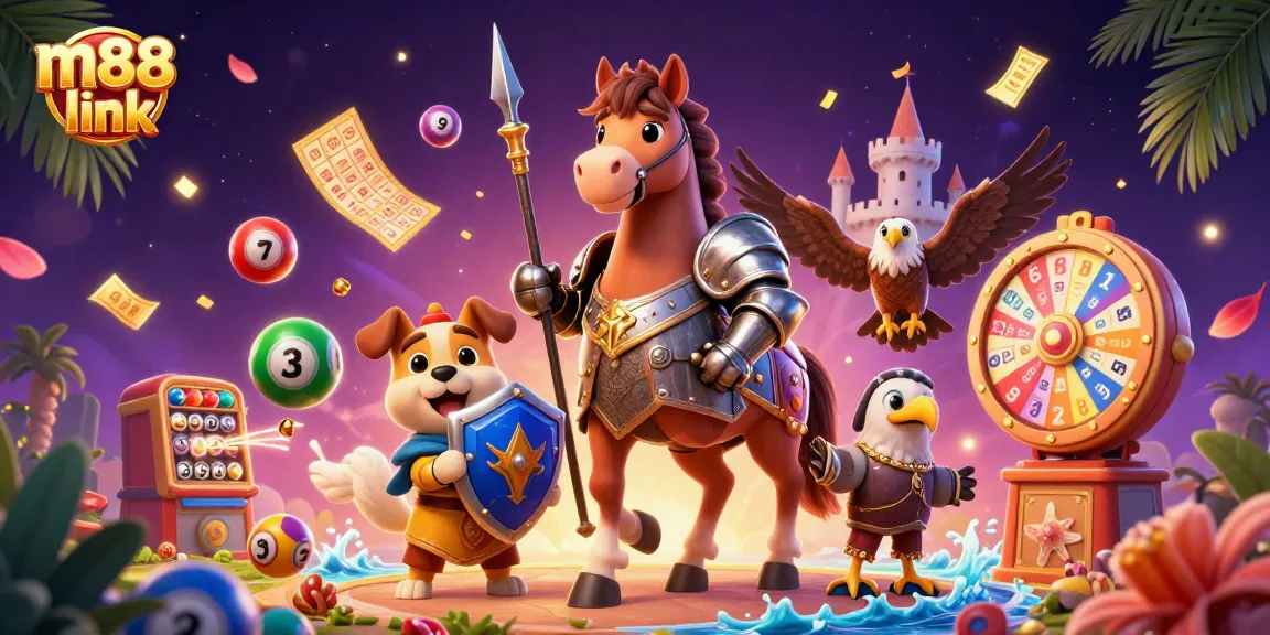 Experience the thrill of winning with M88 link through vibrant lottery dynamics and engaging casino visuals.
