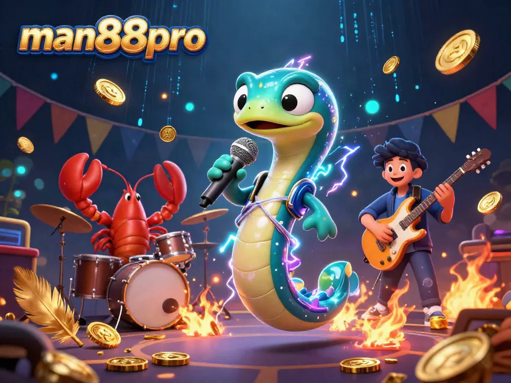Experience the excitement of man88pro with an underwater casino scene featuring vibrant characters and gambling elements.
