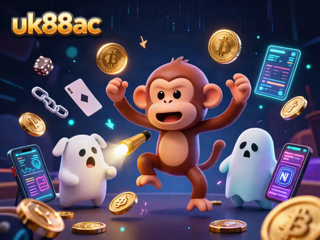 Engaging gameplay with uk88ac: Discover a haunted casino adventure featuring a playful poltergeist monkey.
