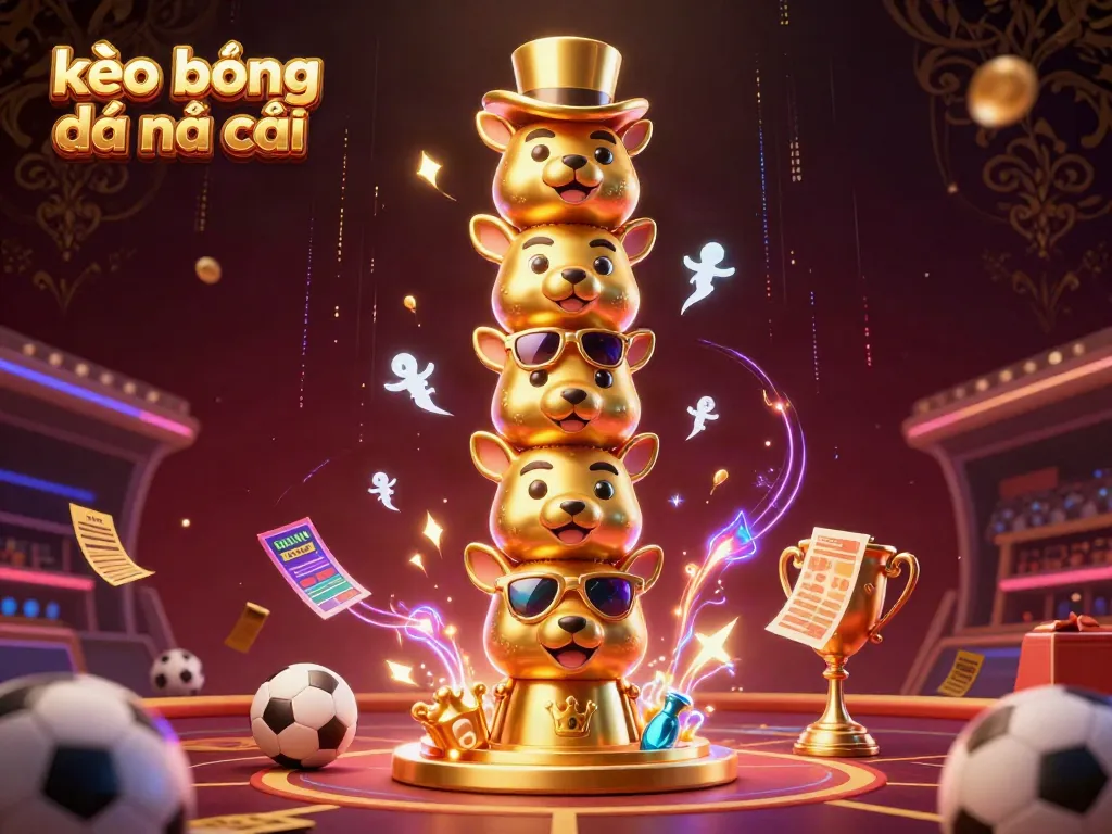 Find winning strategies with kèo bóng đá nhà cái in this vibrant illustrated sports betting scene.