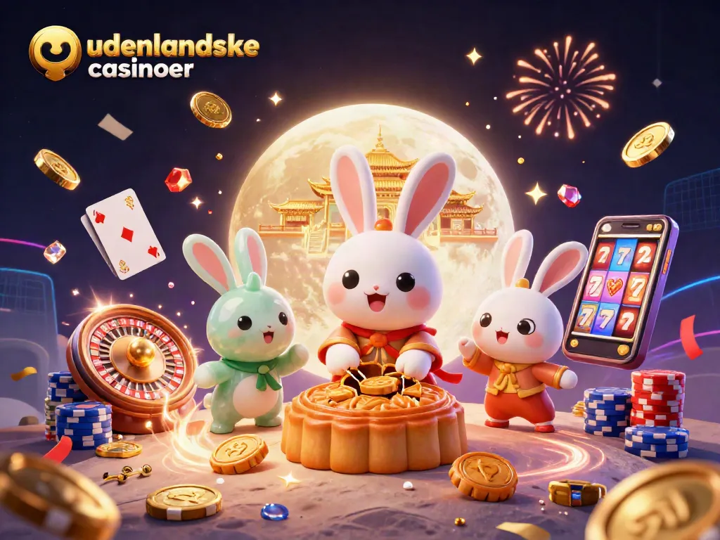 Experience the excitement of udenlandske casinoer with vibrant gaming elements and festive atmosphere.