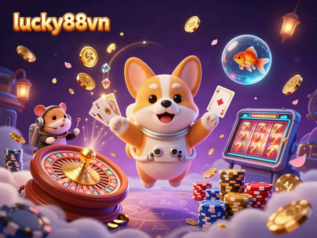 Experience thrilling gameplay at lucky88vn with delightful visual elements and casino excitement.