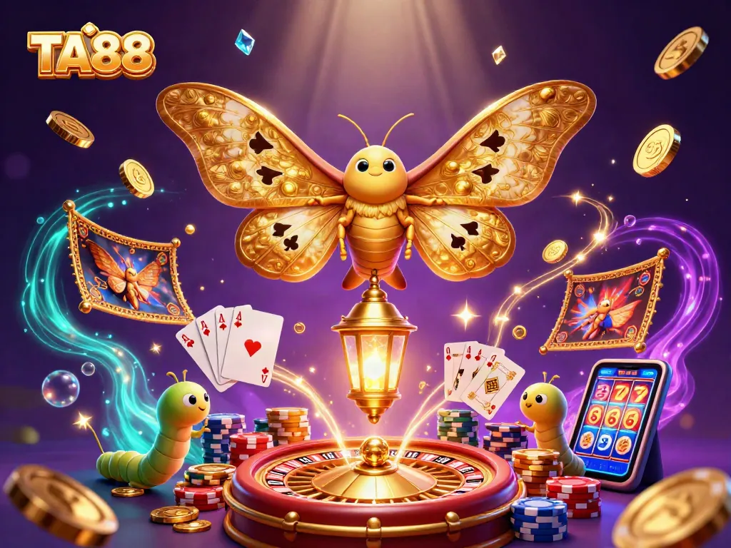 Experience the thrill of TA88 with vibrant casino scenes and dynamic gameplay elements