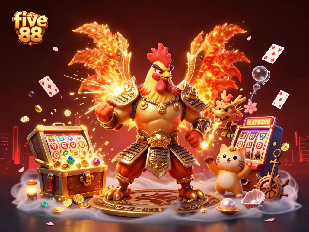 Engage in thrilling gameplay at five 88 with dynamic characters and exciting casino elements.