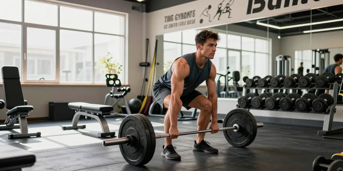 Prime Pharma Steroids: Spierkracht en toewijding tijdens gewichtheffen in een moderne sportschool