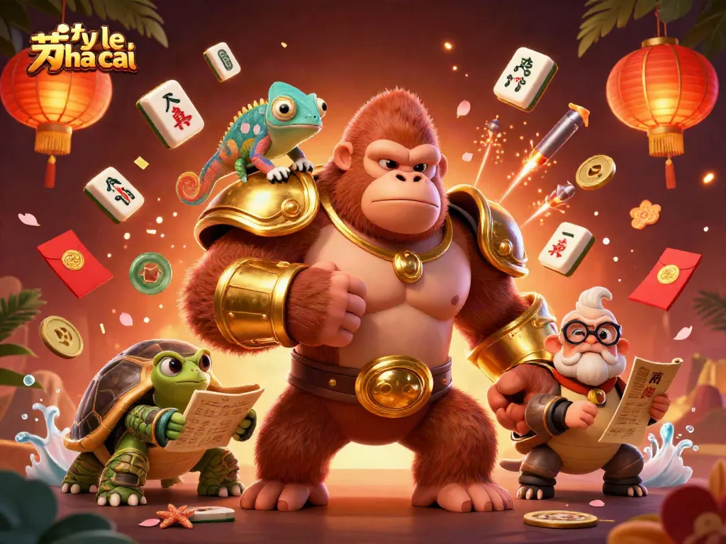 Experience the excitement of ty le nha cai with vibrant 3D characters and dynamic gambling elements.