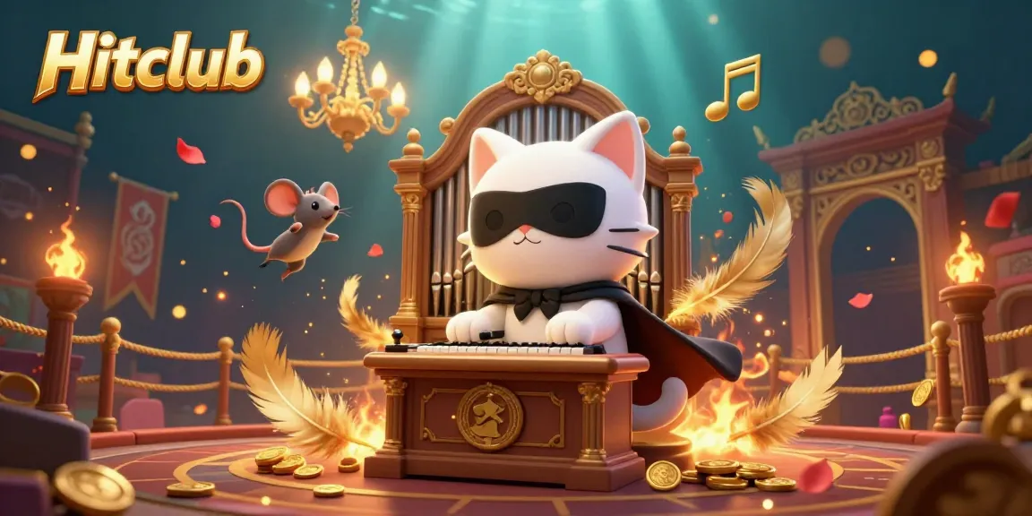 Experience lively gaming action with Hitclub's vibrant 3D casino illustration featuring enchanting characters and rich details.