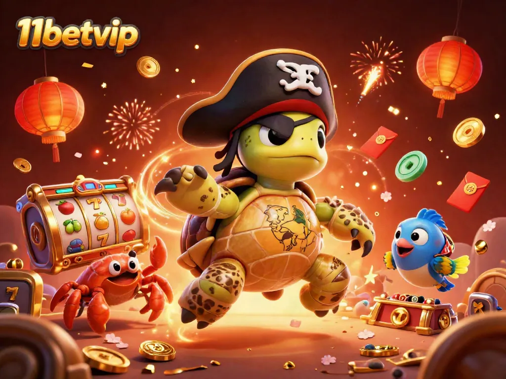 Play thrilling games at 11betvip, join the adventure with winning slots and a treasure-themed casino scene.