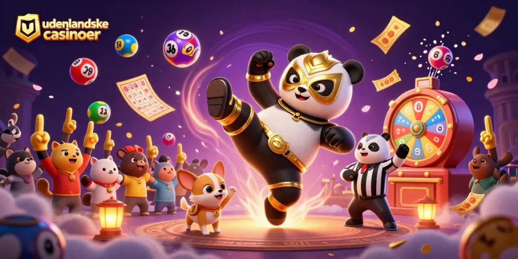 Engage with udenlandske casinoer featuring animated characters in an exciting casino environment.