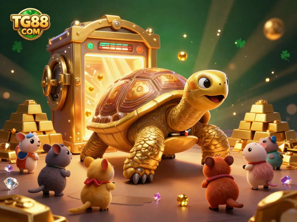 Experience the thrill of winning at TG88 COM with this vibrant 3D casino illustration featuring exciting gaming elements.