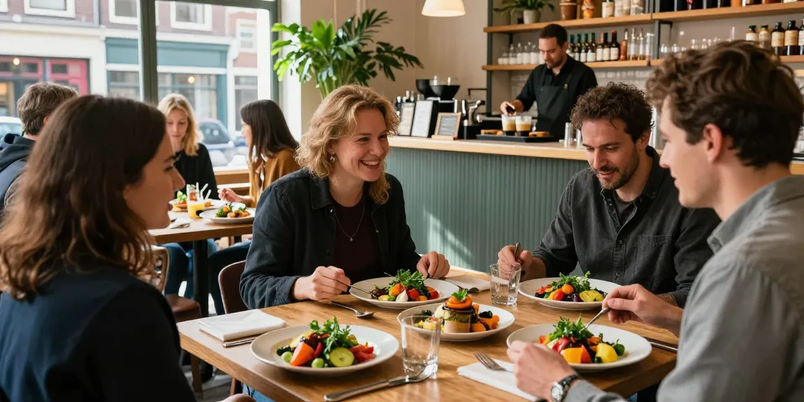 Delicious vegetarisch eten Utrecht served at a lively restaurant
