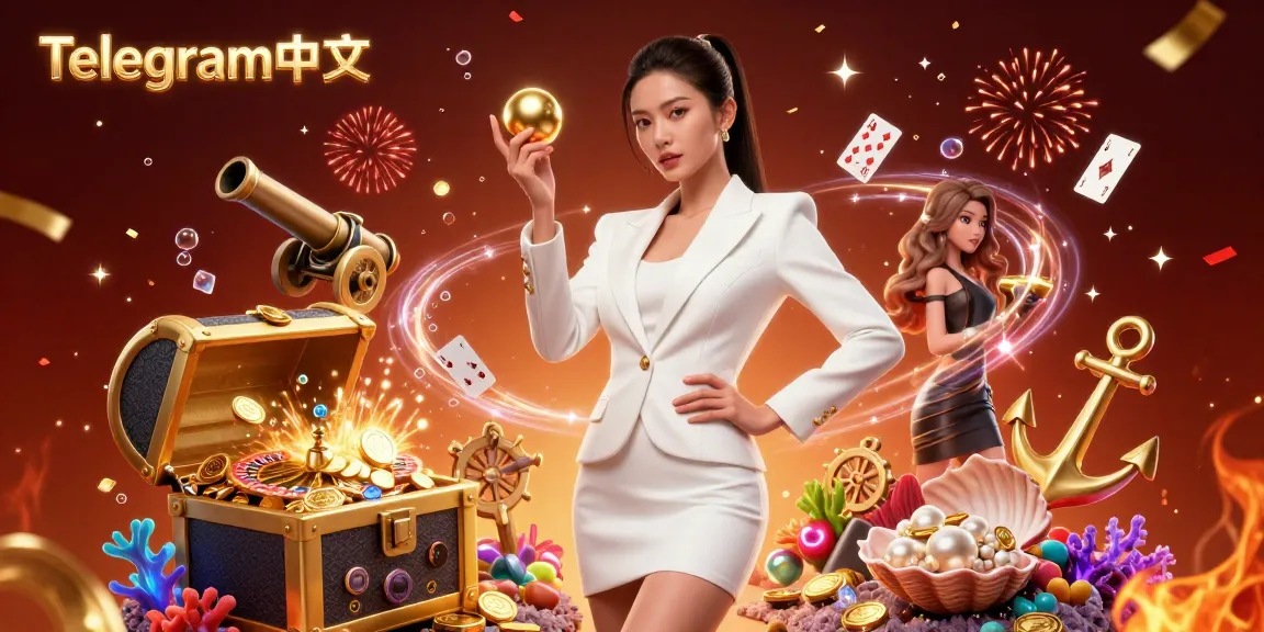 在奢华赌场环境中,一位亚洲女性手握金色轮盘球,与Telegram中文一起体验刺激的游戏乐趣。