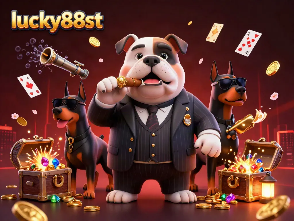 Engage with lucky88st's underwater treasure hunting adventure featuring vibrant characters and casino elements.