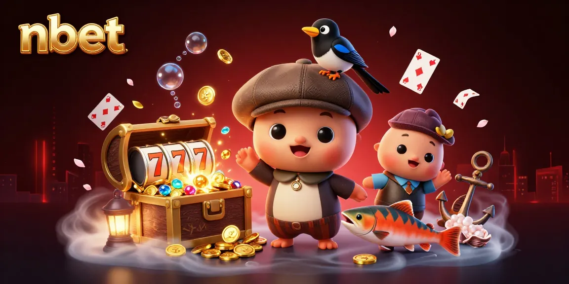 Play slots and win with nbet featuring Nessie and friends in a vibrant casino adventure.