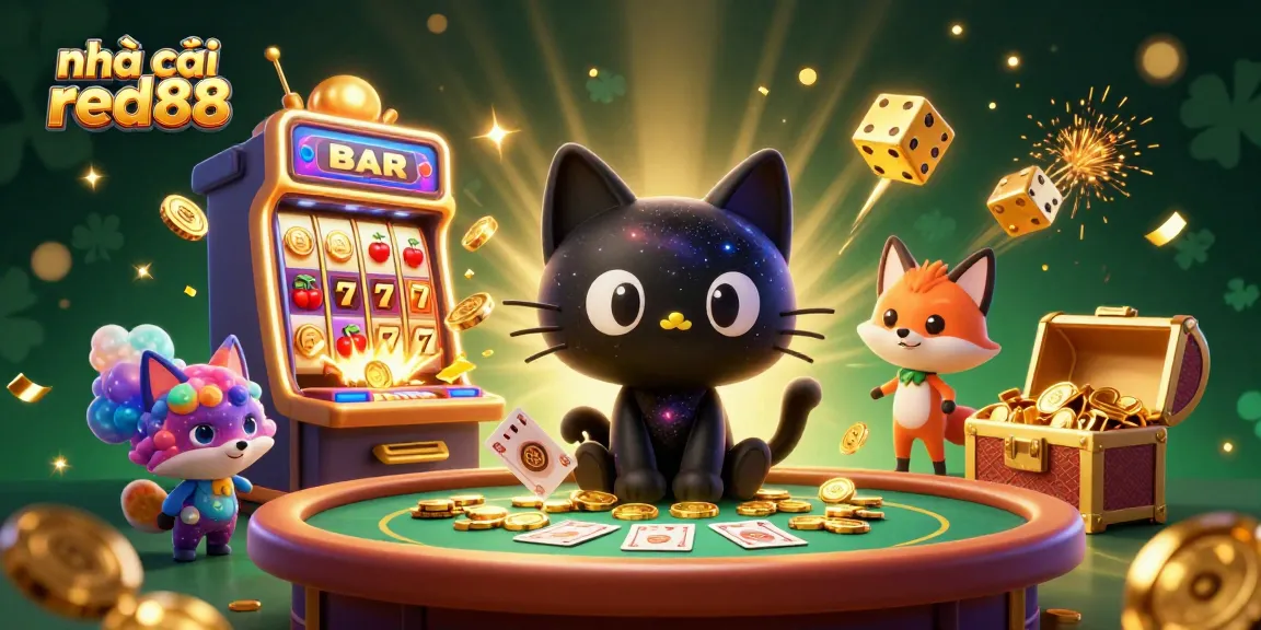 Engage with nhà cái red88's cosmic casino experience featuring fun characters and dynamic gambling elements.